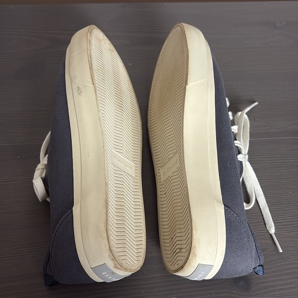 Everlane Tread Forever Casual Sneakers Navy Cream Lace Up Women’s Size 9 - Picture 7 of 11